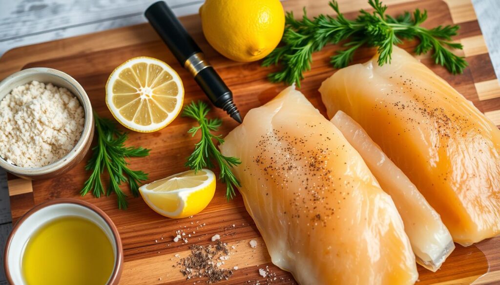 Air Fryer Haddock Ingredients