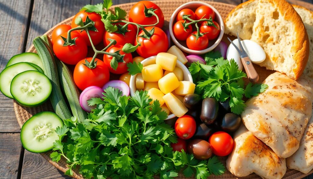 Fresh Ingredients for Mediterranean Cuisine