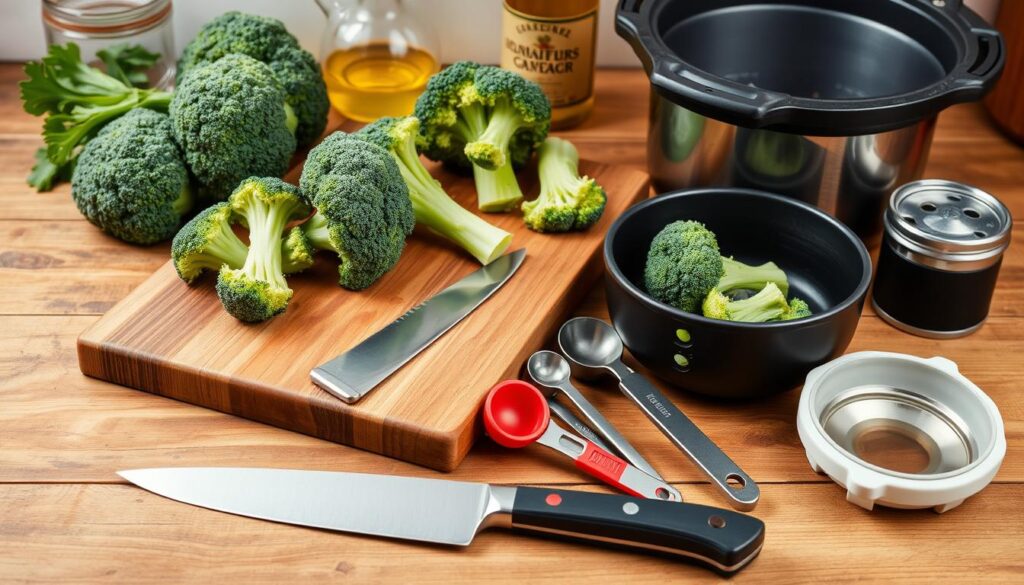 Kitchen tools for broccoli