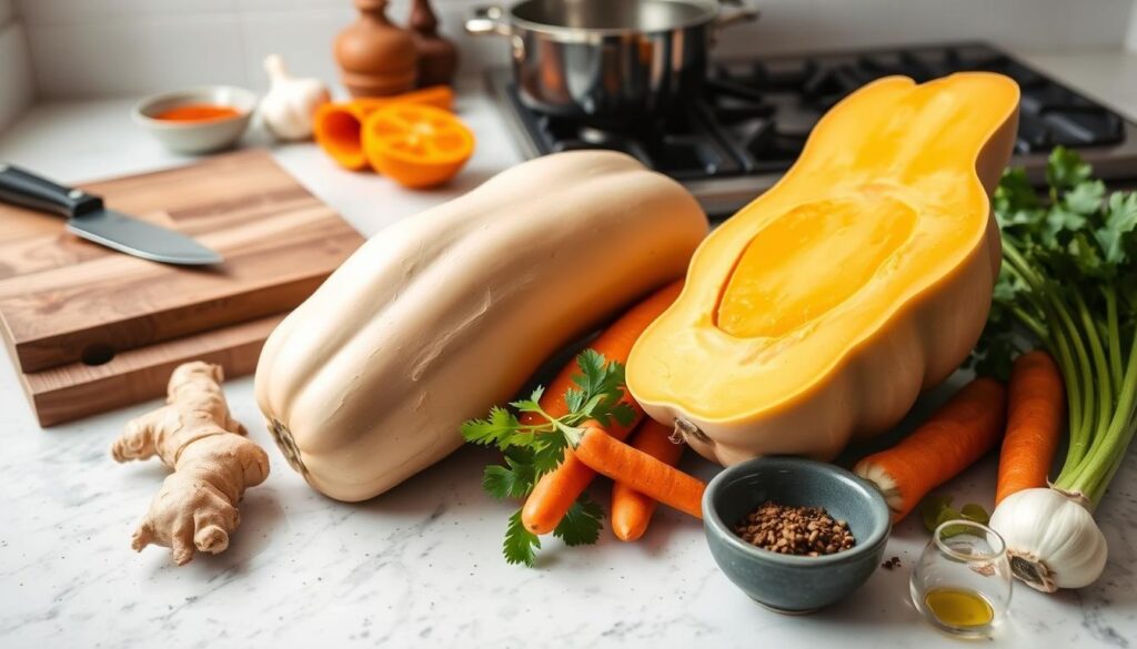 Low FODMAP Butternut Squash Soup Preparation