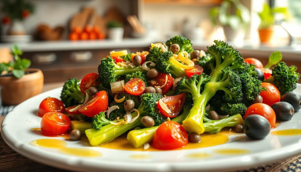 Mediterranean broccoli recipe