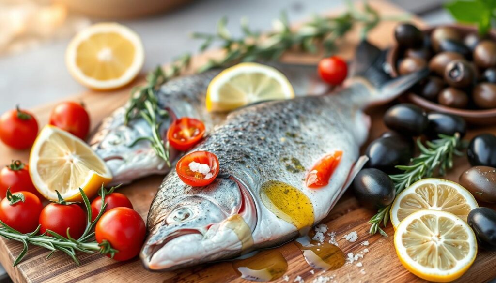 Mediterranean trout ingredients