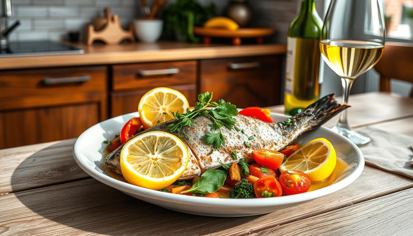 Mediterranean trout recipe