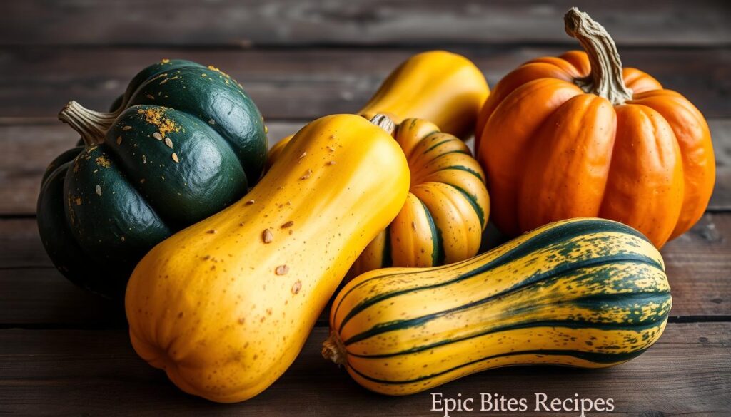 acorn squash and butternut squash