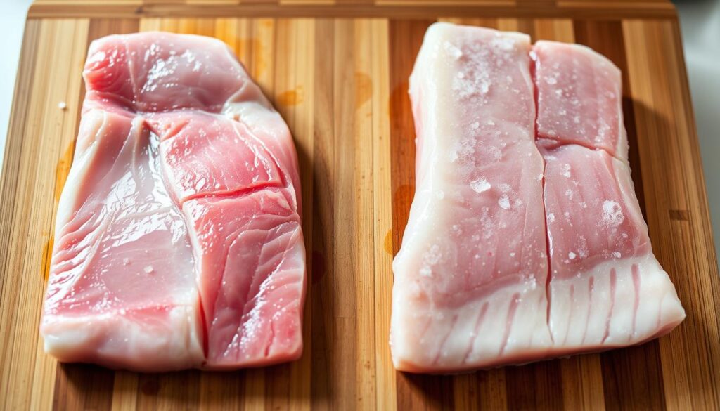 fresh vs frozen swordfish